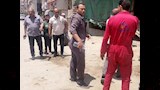  السيطرة على تسرب غاز بالمنصورة إثر حادث تصادم   (6)