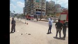  السيطرة على تسرب غاز بالمنصورة إثر حادث تصادم   (1)