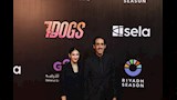 مجدي الجلاد مع ابنته لميس في العرض الخاص لفيلم 7 Dogs (4)
