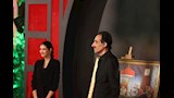 مجدي الجلاد مع ابنته لميس في العرض الخاص لفيلم 7 Dogs (12)