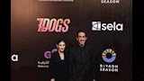 مجدي الجلاد مع ابنته لميس في العرض الخاص لفيلم 7 Dogs (14)