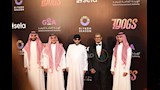 عمرو دياب مع تركي ال الشيخ في العرض الخاص لفيلم 7 Dogs 