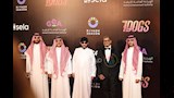 عمرو دياب مع تركي ال الشيخ في العرض الخاص لفيلم 7 Dogs (9)