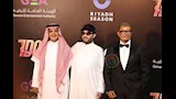 عمرو دياب مع تركي ال الشيخ في العرض الخاص لفيلم 7 Dogs (15)