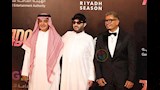 عمرو دياب مع تركي ال الشيخ في العرض الخاص لفيلم 7 Dogs (16)