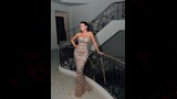 يارا بفستان ن توقيع مصممة الأزياء اللبنانية جيانا يونس