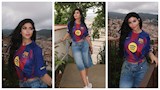 بـ "فانلة برشلونة".. أحدث ظهور لـ كارولين عزمي والجمهور يعلق - صور