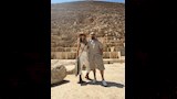 النجم العالمي جيسون ستاثام في جولة أمام سفح الأهرامات (3)