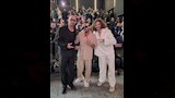 حسام الحسيني مع مخرجا الفيلم بلال فلاح وعادل العربي