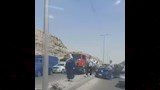 تصادم عدة سيارات بين الجبلين على أوتوستراد حلوان (10)