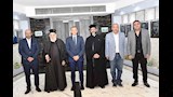محافظ أسوان مع وفد كنيسة الكاثوليك