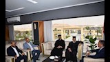 وفد كنيسة الكاثوليك يهنأ محافظ أسوان بعيد الأضحى