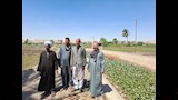 مزارعي حاجر مشطا خلال عرض المشكلة