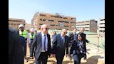 وزير التعليم العالي يتفقد إنشاءات الحرم الجديد للجامعة الأهلية الفرنسية بالشروق