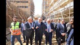 وزير التعليم العالي يتفقد إنشاءات الحرم الجديد للجامعة الأهلية الفرنسية بالشروق