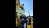 احتفال جماهير صن داونز مع اللاعبين بتتويج دوري أبطال أفريقيا