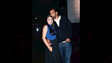 سلمى أبو ضيف مع زوجها من العرض الخاص لفيلم إذما