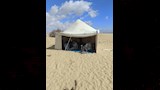 خيمة  العرب من طقوس تجمعات أبناء قبيلة الحرابى