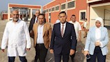 في أول أيام العيد.. محافظ القليوبية يطمئن على إجراءات الذبح داخل المجازر (صور)