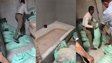 "كنسة وردة بدل الدقيق".. ضبط مخبز يغش رغيف الخبز بالفيوم وإحالته للنيابة (فيديو وصور)