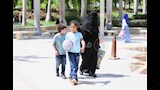 حديقة الأزهر تحتضن آلاف الزوار احتفالا بأول أيام عيد الأضحى (8)