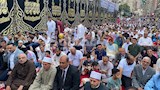 أثناء صلاة العيد في كفر الشيخ 