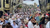 بوابات بالورود والجلباب.. الآلاف يؤدون صلاة عيد الأضحى في كفر الشيخ- صور