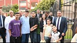 محافظ البحيره تشارك المواطنين فرحتهم بالعيد