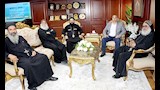 قيادات الكنائس تهنئ محافظ بني سويف بعيد الأضحى (2)