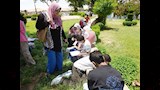 ورشة فنية بحديقة فريال