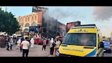 إخماد حريق اندلع داخل مطعم بالحي الأول بالعبور (9)