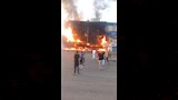 إخماد حريق اندلع داخل مطعم بالحي الأول بالعبور (2)