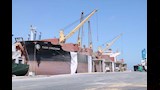 انتظام حركة السفن وتداول البضائع بميناء دمياط رغم عطلة العيد (2)