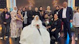 خلال مشاركة العروسين