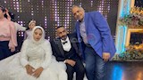 خلال المشاركة مع العروسين