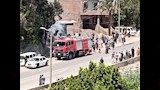  النيران تلتهم سيارة ميكروباص داخل مغسلة بأسيوط (4)