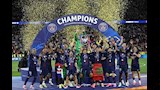 ظهور الخليفي وعلم المغرب.. 10 صور لاحتفالات باريس سان جيرمان بعد التتويج بدوري الأبطال