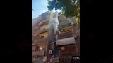 حريق مفاجئ خلال جولة محافظ القاهرة (5)