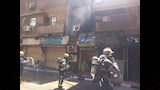حريق مفاجئ خلال جولة محافظ القاهرة (3)