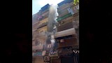 حريق مفاجئ خلال جولة محافظ القاهرة (8)