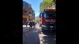 حريق مفاجئ خلال جولة محافظ القاهرة (6)
