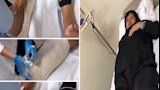 بعد هروب العجل وسقوط الخروف.. إصابة فيفي عبده بكسر في القدم (فيديو)