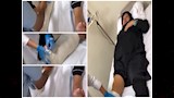 اصابة فيفي عبده بكسر في القدم