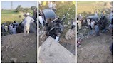 إصابة سيدتين في انقلاب سيارة ملاكي بطريق الكوامل بسوهاج (صور)