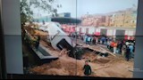 انقلاب عربة قطار بأسوان
