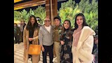 جنات وزوجها ودينا فؤاد في سحور رمضان