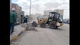 الجيزة ترفع 1400 طن مخلفات من طريق اللبيني (2)