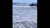 أثناء شحوط القارب