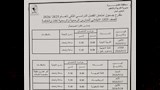 جدول امتحانات نهاية العام (10)