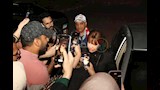 لوسي تصل عزاء سهير زكي (2)